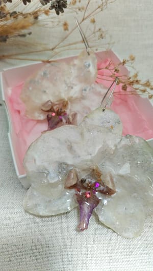 🌸 Grația Exotică: Set Bijuterii cu Orhidee Naturale (3-în-1) - Thumbnail 7